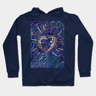 Painted heart Hoodie